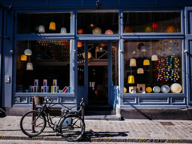 Local shopfront with bicycles outside